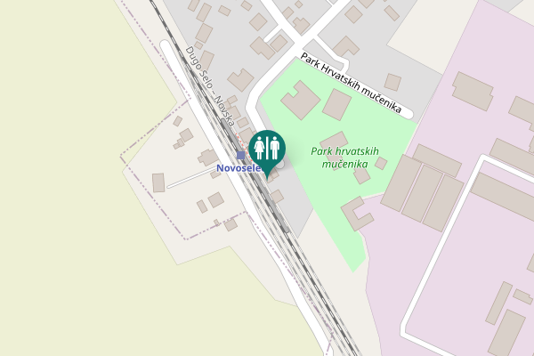 Map showing location of Kolodvorska ulica 11 Toilet