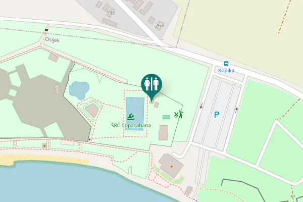 Map showing location of Biljska cesta 1e Toilet