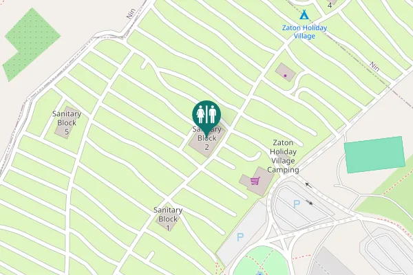 Map showing location of Sanitary Block 2