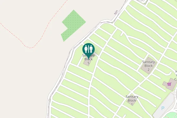 Map showing location of Sanitary Block 5