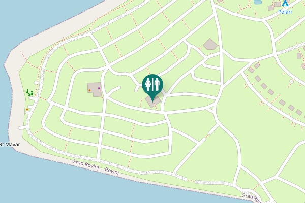 Map showing location of 5105 6 Toilet