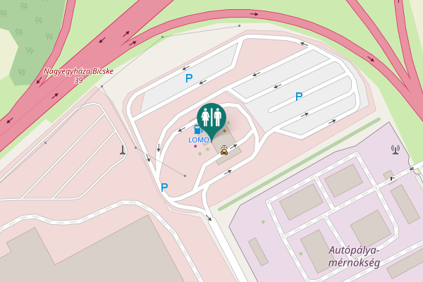 Map showing location of Lomo Bicske