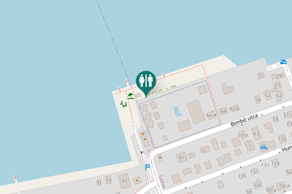 Map showing location of Orgona utca 1 Toilet