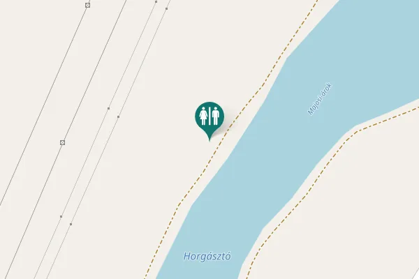 Map showing location of Szöcskedülő utca Toilet