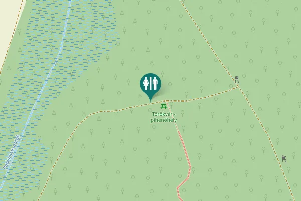 Map showing location of Máriakéménd Toilet