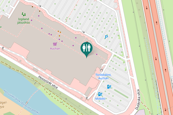 Map showing location of Torbágy utca 1 Toilet