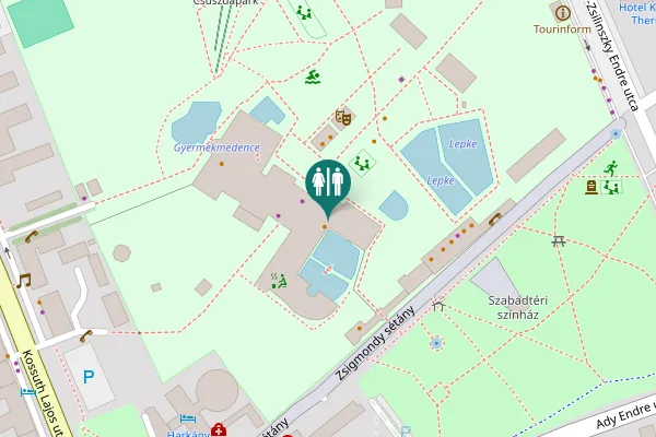 Map showing location of Kossuth Lajos utca 7 Toilet