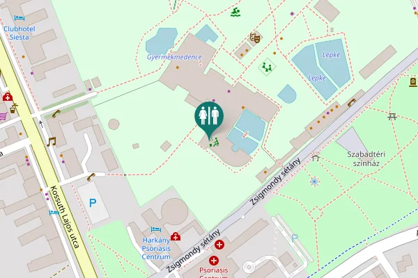 Map showing location of Kossuth Lajos utca 7 Toilet