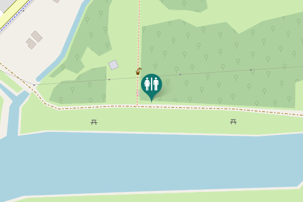 Map showing location of Szabadtéri színpad Toilet