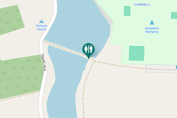 Map showing location of Fasor utca 3 Toilet