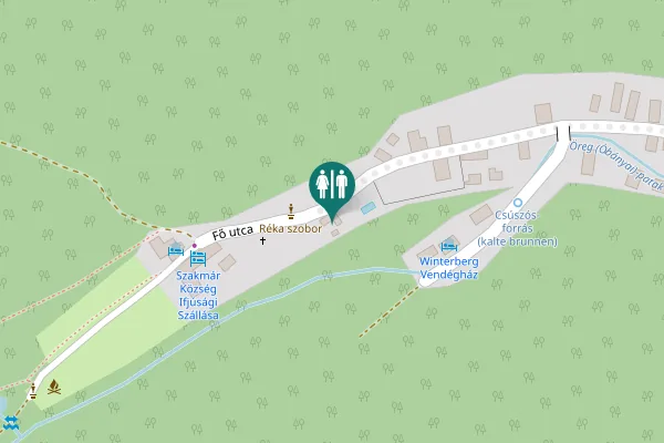 Map showing location of Fő utca 118 Toilet