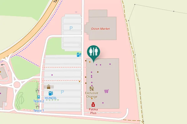 Map showing location of Tartsay Vilmos utca 40 Toilet