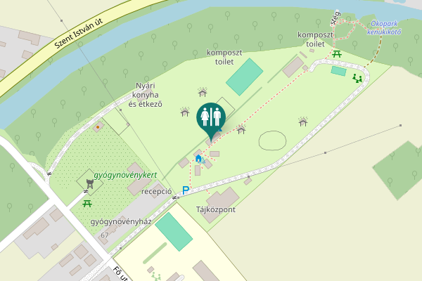 Map showing location of Fő utca 65 Toilet