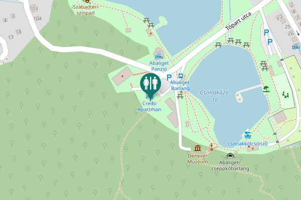 Map showing location of Kossuth utca 239 Toilet