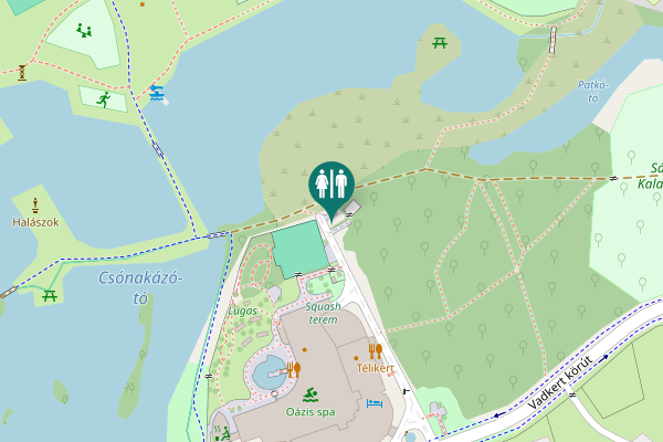 Map showing location of Vadkert körút 5 Toilet