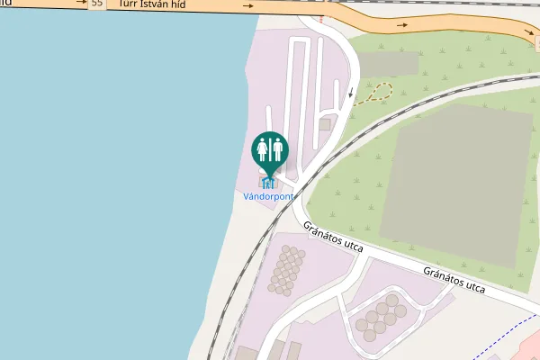 Map showing location of Baja Toilet