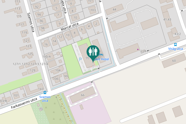 Map showing location of Farkasvermi utca 95 Toilet