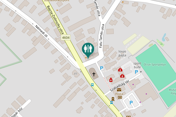 Map showing location of Bajcsy-Zsilinszky utca 32 Toilet