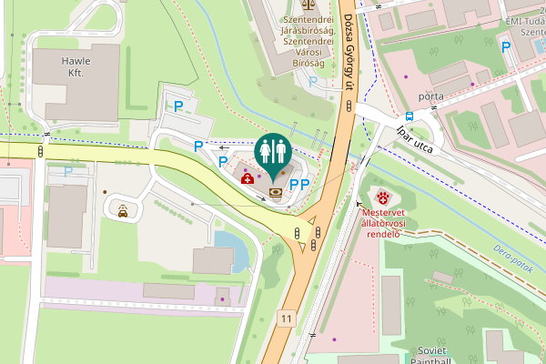 Map showing location of Dobogókői út 1 Toilet