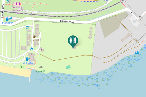 Map showing location of Halász utca 5 Toilet
