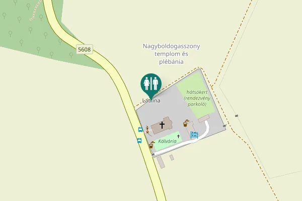 Map showing location of Latrina