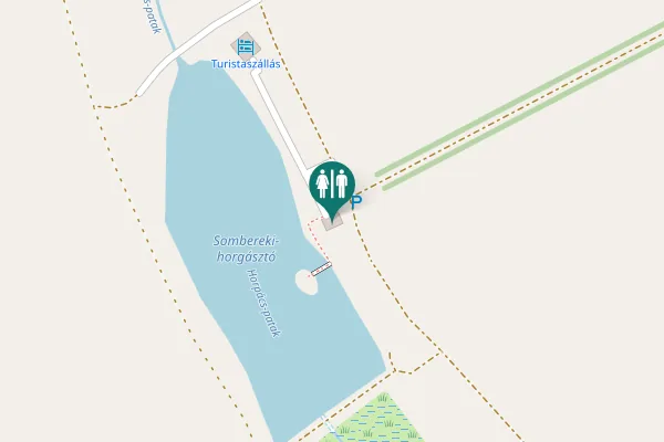Map showing location of Somberek Toilet