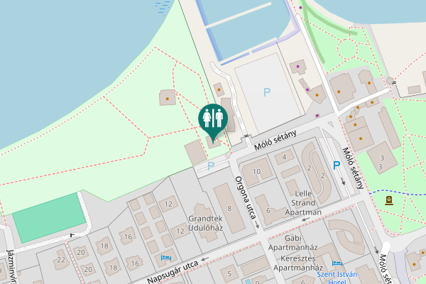 Map showing location of Orgona utca 10 Toilet