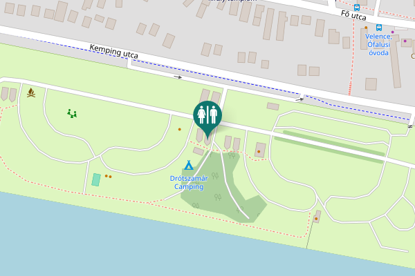 Map showing location of Kemping utca 2 Toilet
