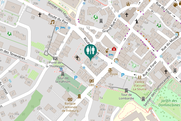Map showing location of Impasse du Temple 6 Toilet