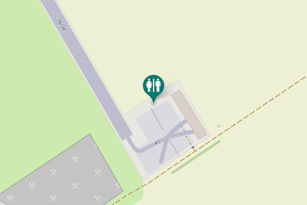 Map showing location of Tótvázsony Toilet