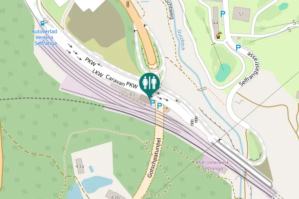 Map showing location of LKW Toilet
