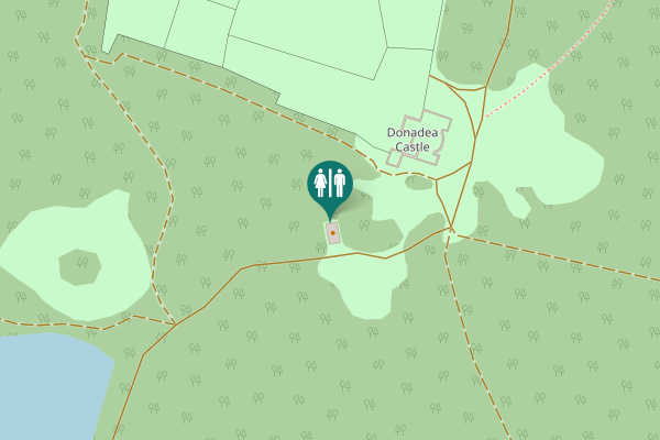 Map showing location of Aylmer Walk Toilet