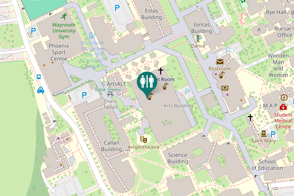 Map showing location of Kilcock Road Toilet
