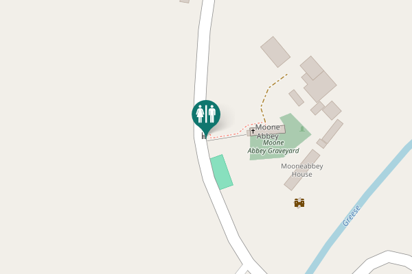 Map showing location of L4004 Toilet