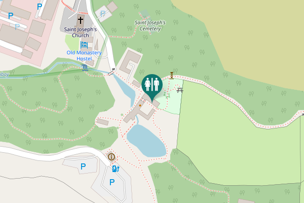 Map showing location of Sruffaunboy Walk Toilet
