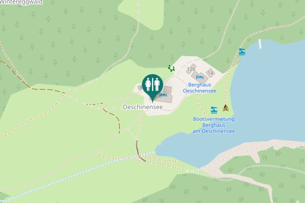 Map showing location of 10 Toilet