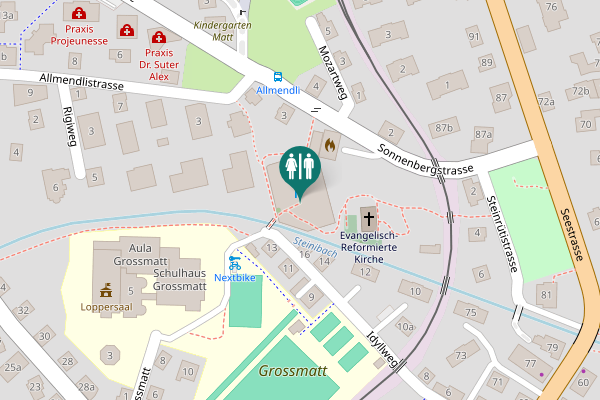 Map showing location of Idyllweg 16 Toilet