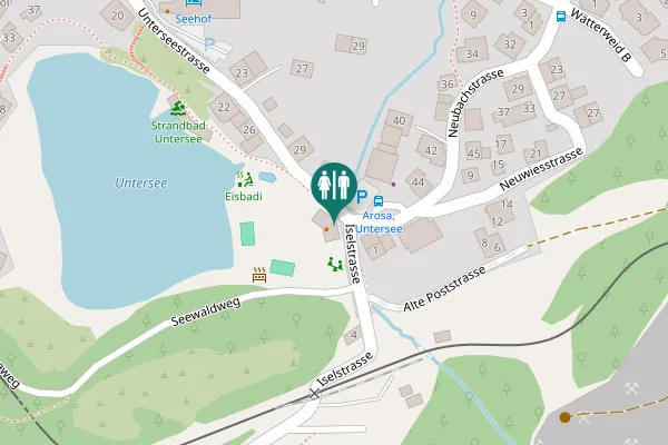 Map showing location of Unterseestrasse 28 Toilet