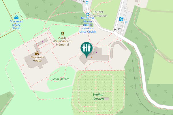 Map showing location of Public Toilet