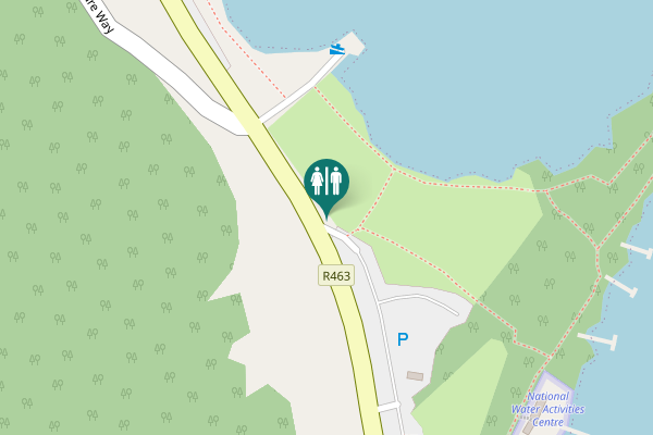 Map showing location of R463 Toilet