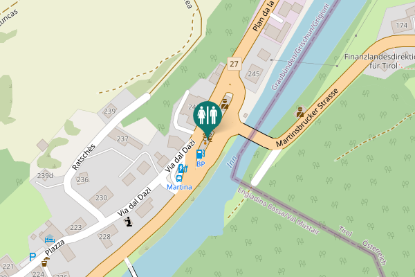 Map showing location of Via dal Dazi 241 Toilet