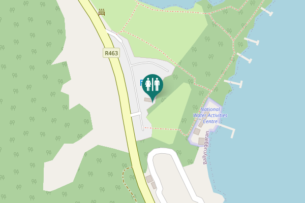 Map showing location of R463 Toilet