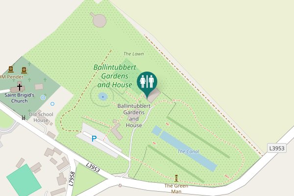 Map showing location of L3953 Toilet
