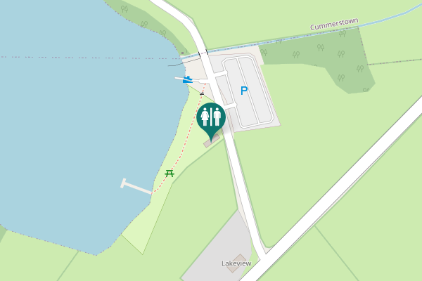 Map showing location of Public Toilet