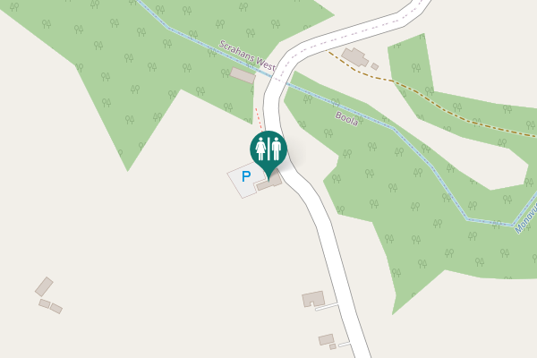 Map showing location of Public Toilet