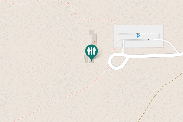 Map showing location of Suðurlandsvegur Toilet