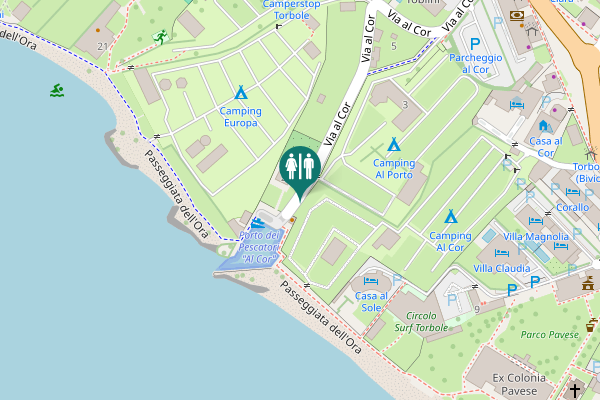 Map showing location of Via Giacomo Matteotti 63 Toilet