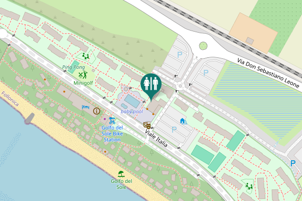 Map showing location of Via Don Sebastiano Leone 65 Toilet
