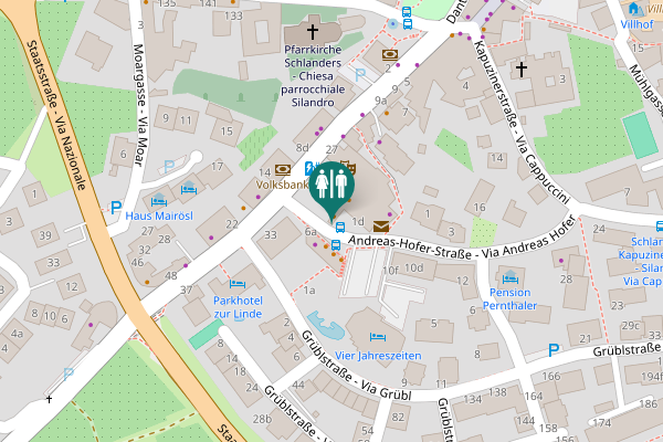 Map showing location of Andreas-Hofer-Straße - Via Andreas Hofer 1h Toilet