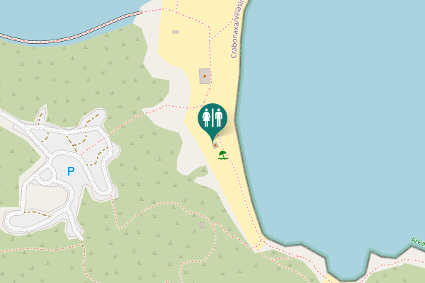 Map showing location of Via Capo Carbonara Toilet